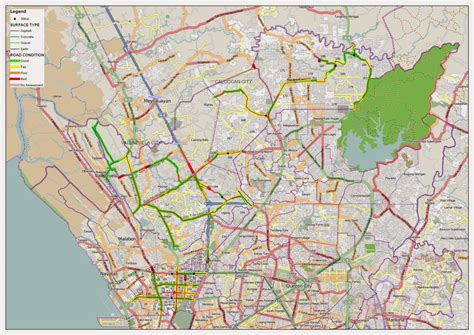street map of manila philippines.